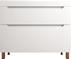 Style Line Тумба под раковину Остин 100 белая матовая – фотография-1